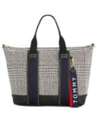 Tommy Hilfiger Ravenna Plaid Canvas Tote