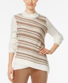 Alfred Dunner Twilight Point Striped Sweater