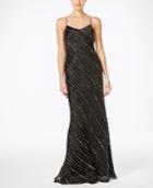 Adrianna Papell Sleeveless Beaded Gown