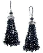 2028 Silver-tone Beaded Tassel Earrings, A Macy's Exclusive Style