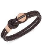 Emporio Armani Men's Double Layer Braided Bracelet Egs2178