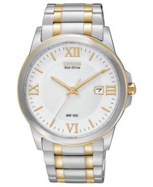 Citizen Watch, Men's Eco-drive Two-tone Stainless Steel Bracelet 40mm Bm7264-51a