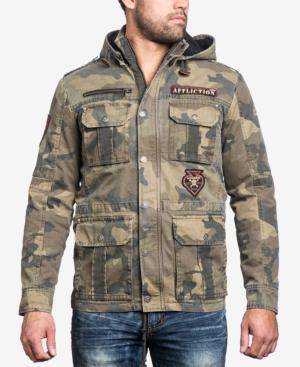 Affliction Men's Rusty Break Utility Jacket