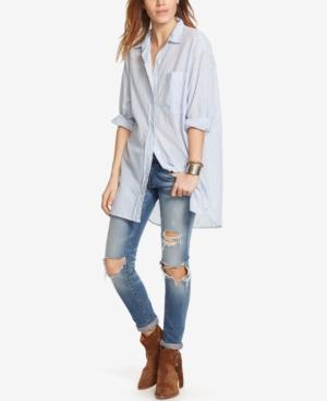 Denim & Supply Ralph Lauren Striped Gauze Big Shirt