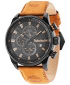 Timberland Men's Henniker 2 Brown Leather Strap Watch 46x53mm Tbl14816jlb02
