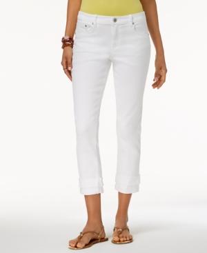 Style & Co Cropped Raw-hem Jeans, Created For Macy's