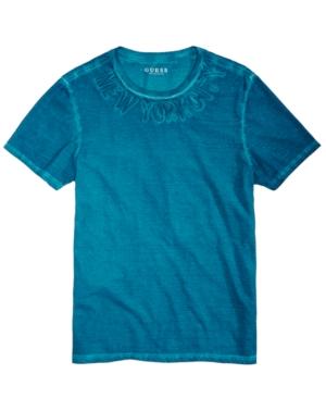 Guess Men's New York City Embroidered T-shirt