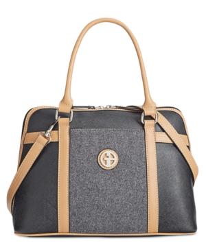 Giani Bernini Saffiano Felt Dome Satchel, Only At Macy's