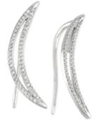 Wrapped In Love Diamond Ear Crawlers (1/5 Ct. T.w.) In 14k White Gold