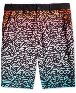 American Rag Men's Ombre Abstract-print Hybrid Shorts, Only At Macy's