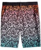 American Rag Men's Ombre Abstract-print Hybrid Shorts, Only At Macy's