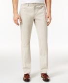 Alfani Men's Flat-front Stretch Slim-fit Pants, Only At Macy's