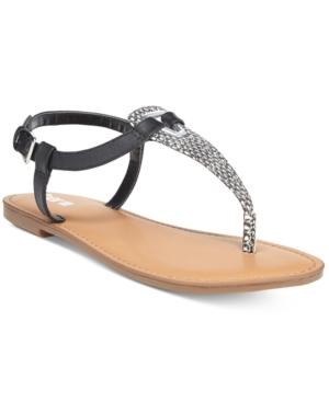Bar Iii Velvet Thong Sandals, Only At Macy's Women's Shoes