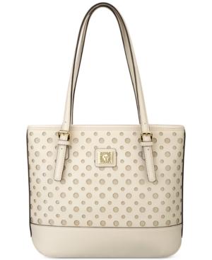 Anne Klein Perfect Tote Perforated Saffiano Small Shopper