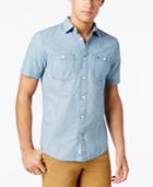 Tommy Hilfiger Men's Classic-fit Light Chambray Shirt
