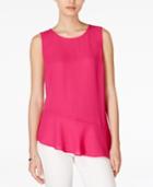 Maison Jules Asymmetrical Peplum Top, Only At Macy's