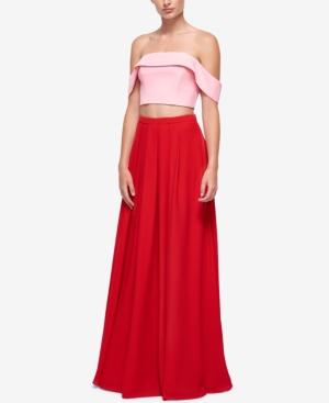 Fame And Partners Gillian Off-the-shoulder 2-pc. Dress
