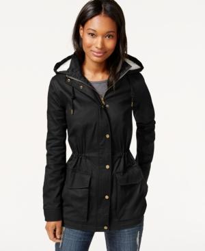 Celebrity Pink Faux-fur-hood Anorak Jacket