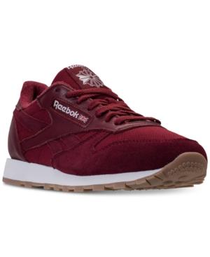 Reebok Men's Classic Leather Estl Casual Sneakers From Finish Line