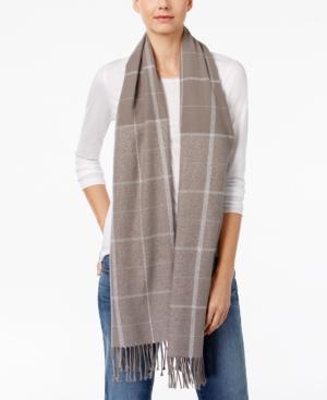Eileen Fisher Striped Fringe-trim Scarf