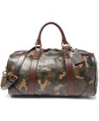 Polo Ralph Lauren Camouflage-print Leather Duffel Bag