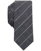 Penguin Men's Johnnie Striped Neat Skinny Tie