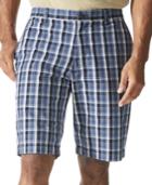 Dockers Flat-front Perfect Plaid Shorts