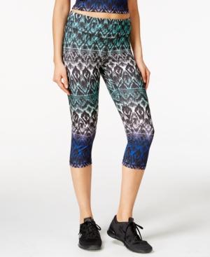 Karen Kane Ikat-print Cropped Active Pants