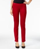 Style & Co. Petite Pull-on Curvy Skinny Pants, Only At Macy's