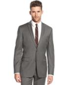 Bar Iii Mid-grey Pindot Jacket Slim Fit