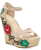 Jessica Simpson Apella Patch Wedge Sandals Women's Shoes