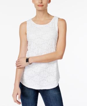 Charter Club Lace Shell, Only At Macy's