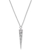 Diamond Arrow 17-1/2 Pendant Necklace (3/8 Ct. T.w.) In 14k White Gold