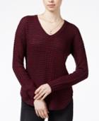 Ultra Flirt Juniors' Marled High-low Sweater
