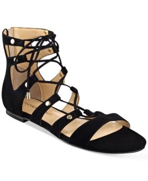 Ivanka Trump Callie Lace-up Flat Sandals Women's Shoes