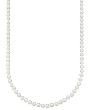 "belle De Mer Pearl Necklace, 20"" 14k Gold A+ Akoya Cultured Pearl Strand (7-7-1/2mm)"