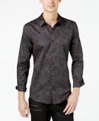 Guess Men's Cypress Floral-print Slim Fit Shirt
