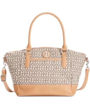 Giani Bernini Annabelle Signature Fan Medium Tote, Only At Macy's