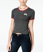 Rebellious One Juniors' Rainbow Patch Graphic T-shirt