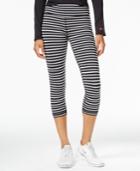 Tommy Hilfiger Sport Striped Cropped Leggings, A Macy's Exclusive