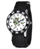 Disney Watch, Kid's Buzz Lightyear Time Teacher Black Velcro Strap 31mm W000060