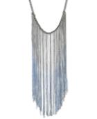 Guess Long Fringe Statement Necklace
