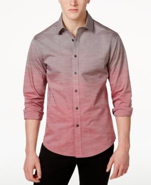 Vince Camuto Men's Ombre Button-front Shirt