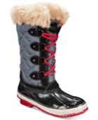 Khombu Women's Melanie Lace-up Faux-fur Boots Women's Shoes