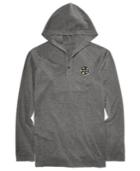 Maui And Sons Men's Cookie Logo Hooded Henley