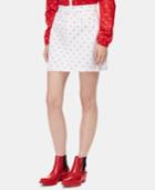 Calvin Klein Jeans Cotton Monogram Denim Skirt