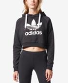 Adidas Treifoil Cropped Hoodie