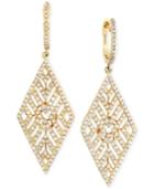 D'oro By Effy Diamond Geometric Drop Earrings (1 Ct. T.w.) In 14k Gold