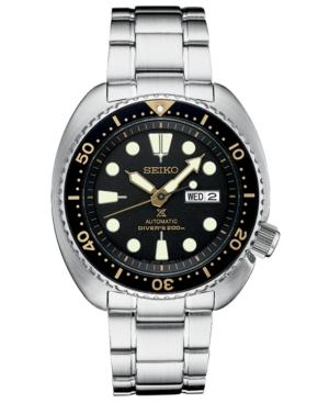 Seiko Men's Prospex Automatic Diver Stainless Steel Bracelet Watch 45mm Srp775