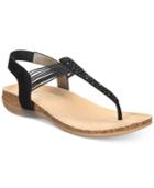 Bandolino Honour B-flexible Wedge T-strap Sandals Women's Shoes